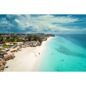 Lais Puzzle - Luftaufnahme des Nungwi Beach in Sansibar, Tansania - 2.000 Teile