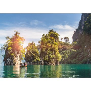 Lais Puzzle - Wunderschöne Berge, See, Fluss, Himmel und Naturattraktionen am Ratchaprapha-Damm im Khao-Sok-Nationalpark, Provinz Surat Thani, Thailand - 1.000 Teile