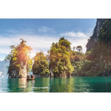 Lais Puzzle - Wunderschöne Berge, See, Fluss, Himmel und Naturattraktionen am Ratchaprapha-Damm im Khao-Sok-Nationalpark, Provinz Surat Thani, Thailand - 2.000 Teile