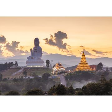 Lais Puzzle - Wat Huay Pla Kang, Chinesischer Tempel in der Provinz Chiang Rai, Schönes Design des Tempels im Norden Thailands - 1.000 Teile