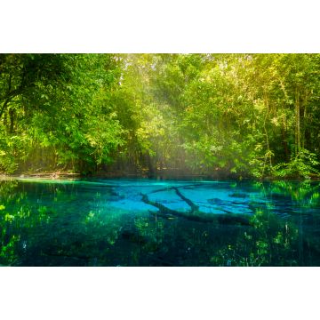 Lais Puzzle - Blauer Teich im Wald. Krabi - 2.000 Teile