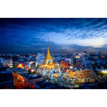 Lais Puzzle - Wat Trimitr in Chinatown oder Yaowarat Bereich in Bangkok Stadt, Thailand - 2.000 Teile
