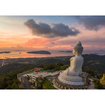 Lais Puzzle - schöner Sonnenaufgang vor dem großen Buddha in Phuket - 1.000 Teile