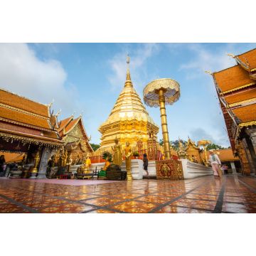 Lais Puzzle - Wat Phra That Doi Suthep ist ein theravada-buddhistischer Tempel (Wat) in der Provinz Chiang Mai, Thailand - 2.000 Teile