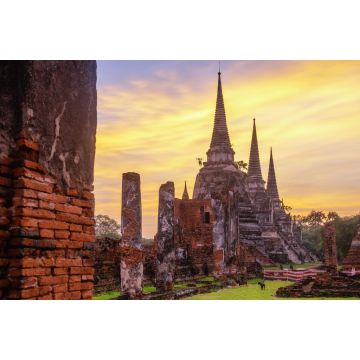 Lais Puzzle - Wat Phra Si Sanphet ist ein historischer Park in Ayutthaya, Thailand. - 2.000 Teile