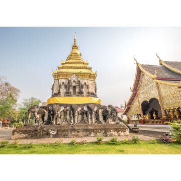 Lais Puzzle - Wat Chiang Man, der älteste Tempel in Chiang Mai, Thailand - 1.000 Teile