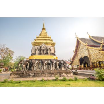 Lais Puzzle - Wat Chiang Man, der älteste Tempel in Chiang Mai, Thailand - 2.000 Teile