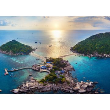 Lais Puzzle - Luftaufnahme der Insel Koh NangYuan in Surat Thani, Thailand - 1.000 Teile