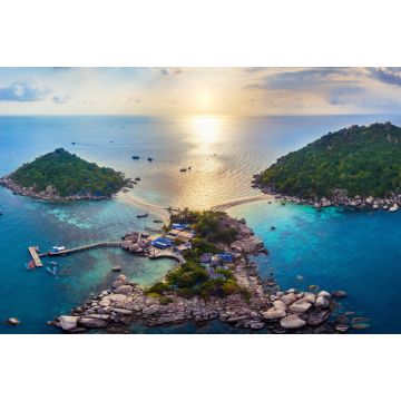 Lais Puzzle - Luftaufnahme der Insel Koh NangYuan in Surat Thani, Thailand - 2.000 Teile