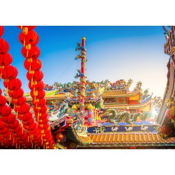 Lais Puzzle - Munlanithi Prasatbun Sathan Shrine Ist ein chinesischer Schrein Alte chinesische Kunst - 1.000 Teile