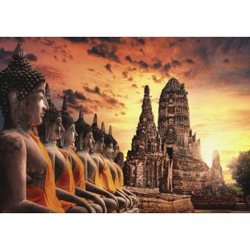 Lais Puzzle - Die Ruine eines alten buddhistischen Tempels und einer religiösen Pagode in der Provinz Ayutthaya, Thailand - 1.000 Teile