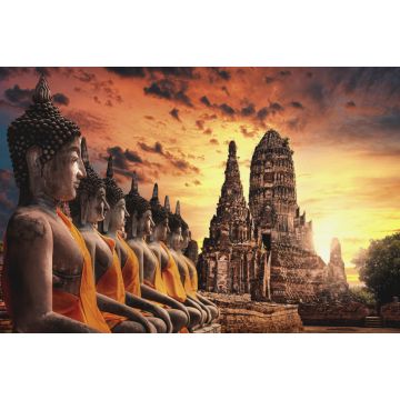 Lais Puzzle - Die Ruine eines alten buddhistischen Tempels und einer religiösen Pagode in der Provinz Ayutthaya, Thailand - 2.000 Teile