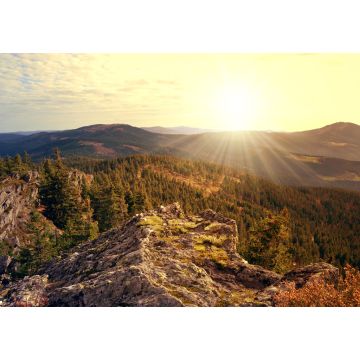 Lais Puzzle - Sonnenuntergang über dem Nationalpark Sumava in der Tschechischen Republik - 1.000 Teile