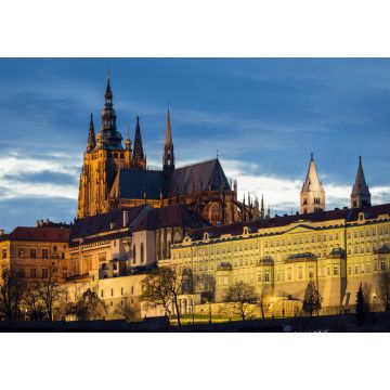 Lais Puzzle - Die Prager Burg bei Sonnenuntergang, Prag, Tschechische Republik, Europa. Schöner, einer der größten bewohnten Burgkomplexe der Welt - 1.000 Teile