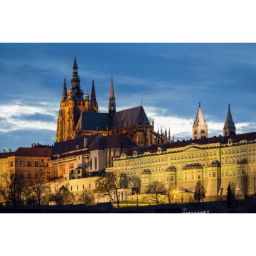 Lais Puzzle - Die Prager Burg bei Sonnenuntergang, Prag, Tschechische Republik, Europa. Schöner, einer der größten bewohnten Burgkomplexe der Welt - 2.000 Teile