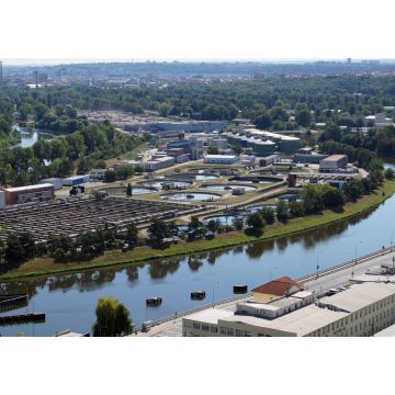 Lais Puzzle - Zentrale Kläranlage und Stadtpanorama. Tschechische Republik. Prag - 1.000 Teile