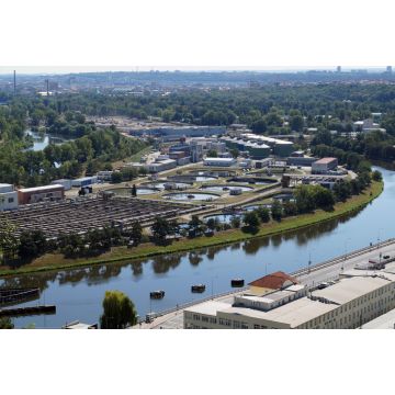 Lais Puzzle - Zentrale Kläranlage und Stadtpanorama. Tschechische Republik. Prag - 2.000 Teile