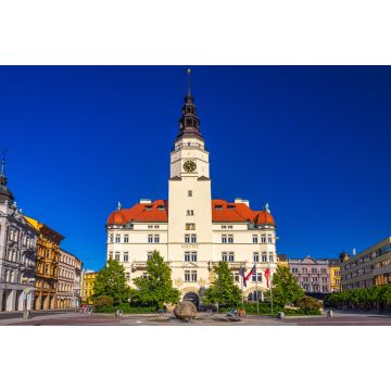 Lais Puzzle - Oberer Platz mit dem Rathaus in der Stadt Opava, Tschechische Republik, Europa - 2.000 Teile