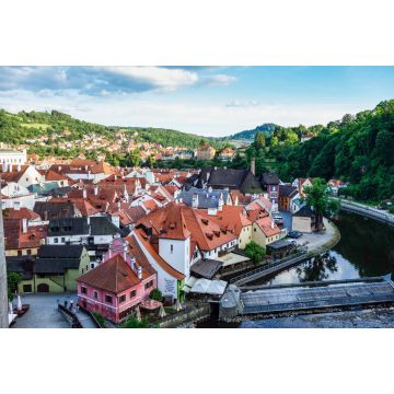 Lais Puzzle - St. Veitskirche und Stadtbild von Cesky Krumlov, Tschechische Republik. UNESCO-Welterbestätte - 2.000 Teile