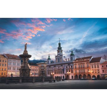 Lais Puzzle - Historisches Zentrum von Ceske Budejovice bei Nacht, Tschechische Republik - 2.000 Teile
