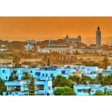 Lais Puzzle - Blick auf Sidi Bou Said und Karthago bei Tunis, Tunesien - 1.000 Teile