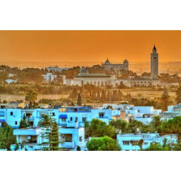Lais Puzzle - Blick auf Sidi Bou Said und Karthago bei Tunis, Tunesien - 2.000 Teile