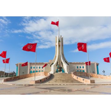 Lais Puzzle - Öffentlicher Platz von Tunis, Nationaldenkmal und Rathaus, Tunesien - 1.000 Teile