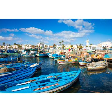 Lais Puzzle - Boote in einem Fischereihafen in Mahdia, Tunesien - 2.000 Teile