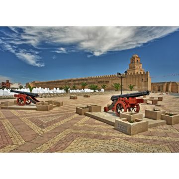 Lais Puzzle - Die Große Moschee von Kairouan, auch bekannt als die Moschee von Uqba, in der Stadt Kairouan, Tunesien - 1.000 Teile