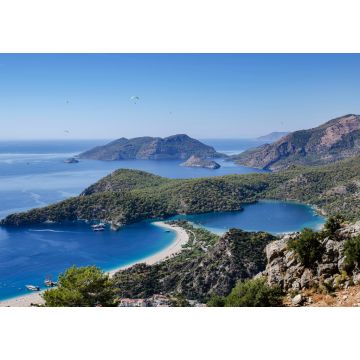 Lais Puzzle - Türkei, Küste, Oludeniz-Strand, Blick auf die Spitze des Strandes und die blaue Lagune - 1.000 Teile