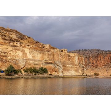 Lais Puzzle - Landschaft von Halfeti, im Vordergrund der Euphrat und die Versunkene Moschee. Sanliurfa, Gaziantep in der Türkei - 1.000 Teile