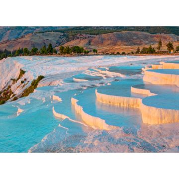 Lais Puzzle - Natürliche Travertinbecken und Terrassen in Pamukkale. Die Baumwollburg im Südwesten der Türkei - 1.000 Teile