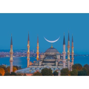 Lais Puzzle - Die Blaue Moschee mit Mondsichel (Neumond) (Sultanahmet), Istanbul, Türkei - 1.000 Teile
