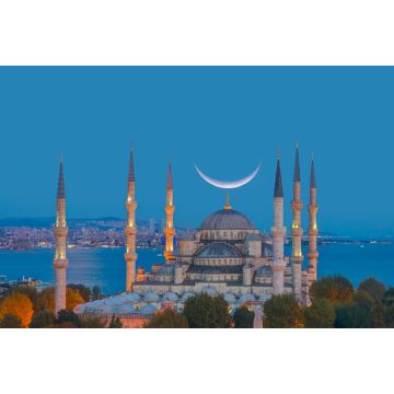 Lais Puzzle - Die Blaue Moschee mit Mondsichel (Neumond) (Sultanahmet), Istanbul, Türkei - 2.000 Teile