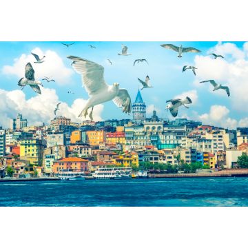 Lais Puzzle - Das Goldene Horn gegen den Galata-Turm, Istanbul, Türkei - 2.000 Teile