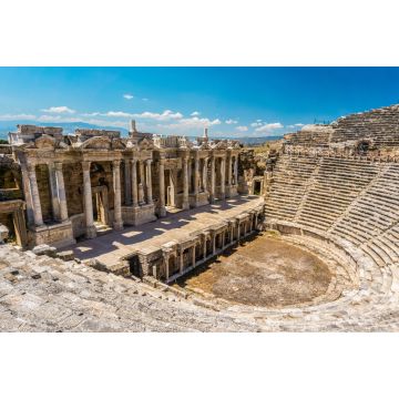 Lais Puzzle - Antikes Stadttheater von Hierapolis, Pamukkale, Denizli, Türkei. Römisches Theater von innen gesehen - 2.000 Teile