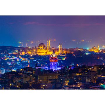 Lais Puzzle - Panoramablick auf den Sonnenuntergang in Istanbul - 1.000 Teile