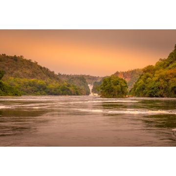 Lais Puzzle - Der Murchison-Wasserfall am Victoria-Nil bei Sonnenuntergang, Uganda - 2.000 Teile