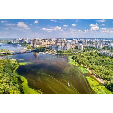 Lais Puzzle - Luftaufnahme des Flusses Dnjepr in Kiew, Ukraine - 2.000 Teile