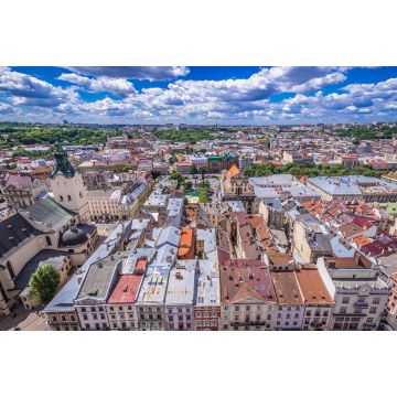 Lais Puzzle - Dächer der Altstadt von Lemberg, Blick vom Rathausturm, Ukraine - 2.000 Teile