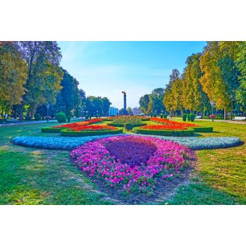 Lais Puzzle - Die Blumenbeete im Hull Park, Poltawa, Ukraine - 2.000 Teile