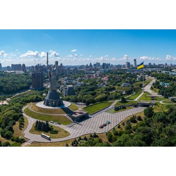 Lais Puzzle - Luftaufnahme des Mutterland-Denkmals in Kiew. Historische Sehenswürdigkeiten der Ukraine. Schöne Aussicht auf Kiew - 2.000 Teile
