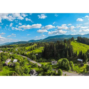 Lais Puzzle - Mächtige Berge in der Ukraine. Sommer Chornohora Bergkamm Blick von Vesnjarka Plateau, Karpaten, Ukraine - 1.000 Teile