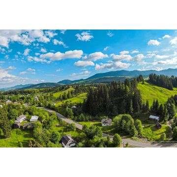 Lais Puzzle - Mächtige Berge in der Ukraine. Sommer Chornohora Bergkamm Blick von Vesnjarka Plateau, Karpaten, Ukraine - 2.000 Teile