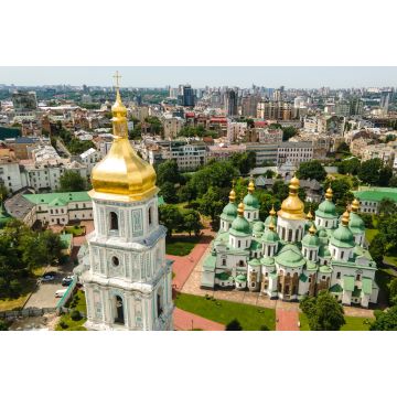 Lais Puzzle - Sophienkathedrale Kiew von der Höhe des Sophienplatzes Stadtbild - 2.000 Teile