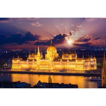 Lais Puzzle - Schöne Nachtszene über dem berühmten Parlamentsgebäude in Budapest, Ungarn - 2.000 Teile