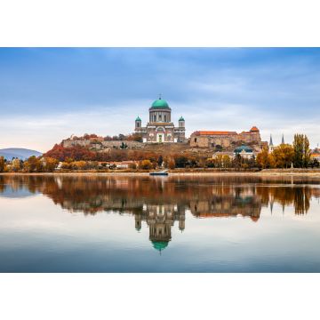 Lais Puzzle - Esztergom, Ungarn - Schöner Herbstmorgen mit der Basilika der Heiligen Jungfrau Maria in Esztergom an der Donau - 1.000 Teile