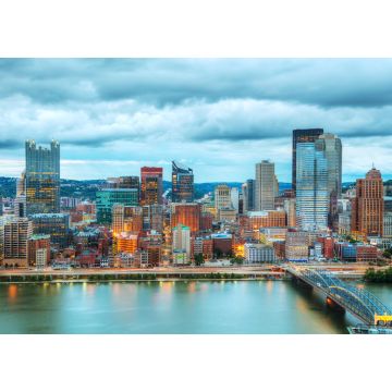 Lais Puzzle - Stadtbild von Pittsburgh mit dem Ohio River - 1.000 Teile