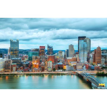 Lais Puzzle - Stadtbild von Pittsburgh mit dem Ohio River - 2.000 Teile