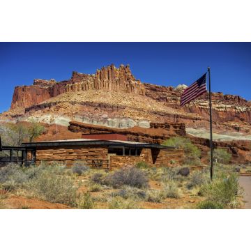 Lais Puzzle - Capitol Reef National Park Besucherzentrum und Red Rock Landschaftspanorama Utah Vereinigte Staaten von Amerika - 2.000 Teile